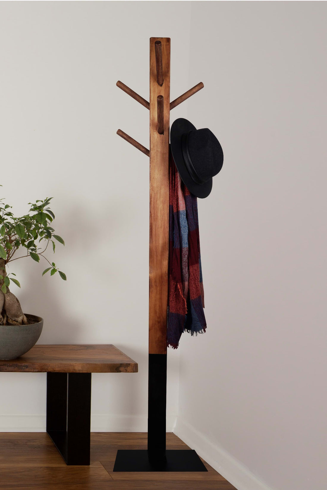 Coat Rack Metal Leg Hanger