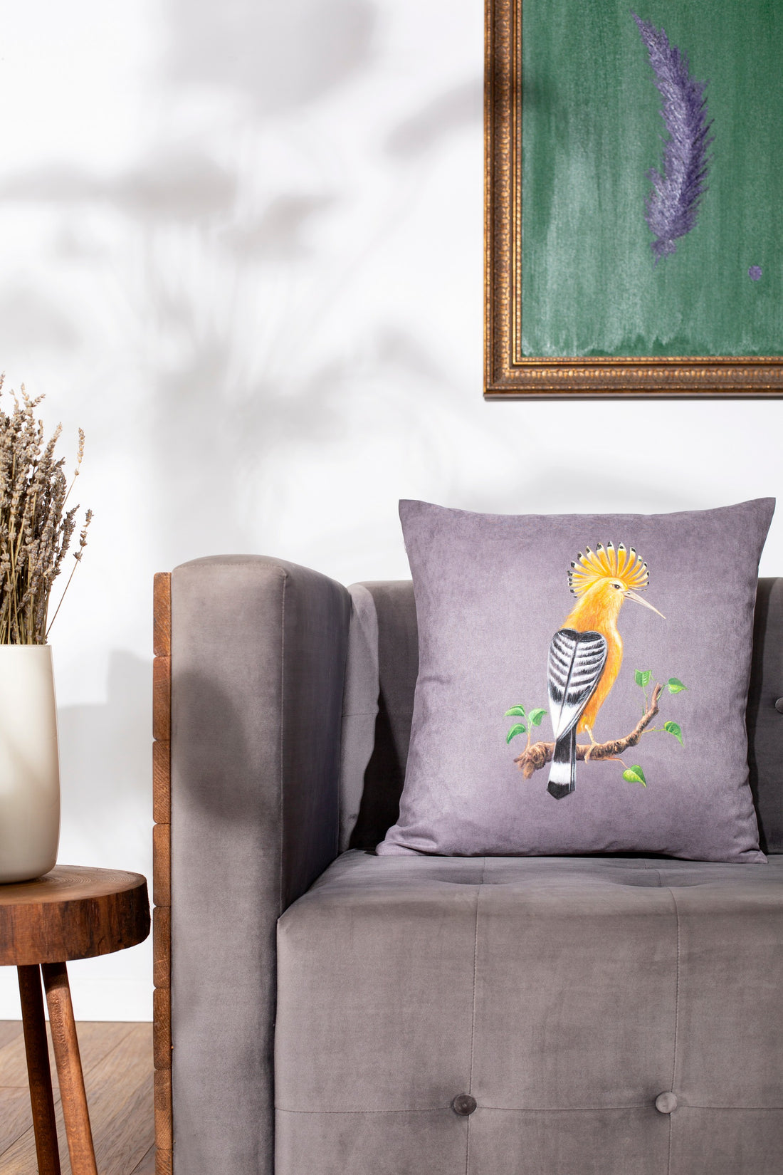 Hand Painted Pillowcases Bird