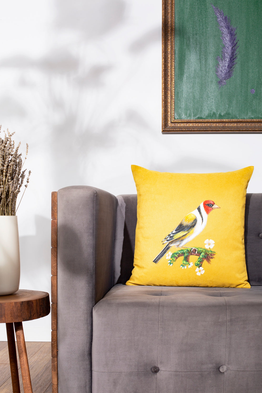 Hand Painted Pillowcases Bird