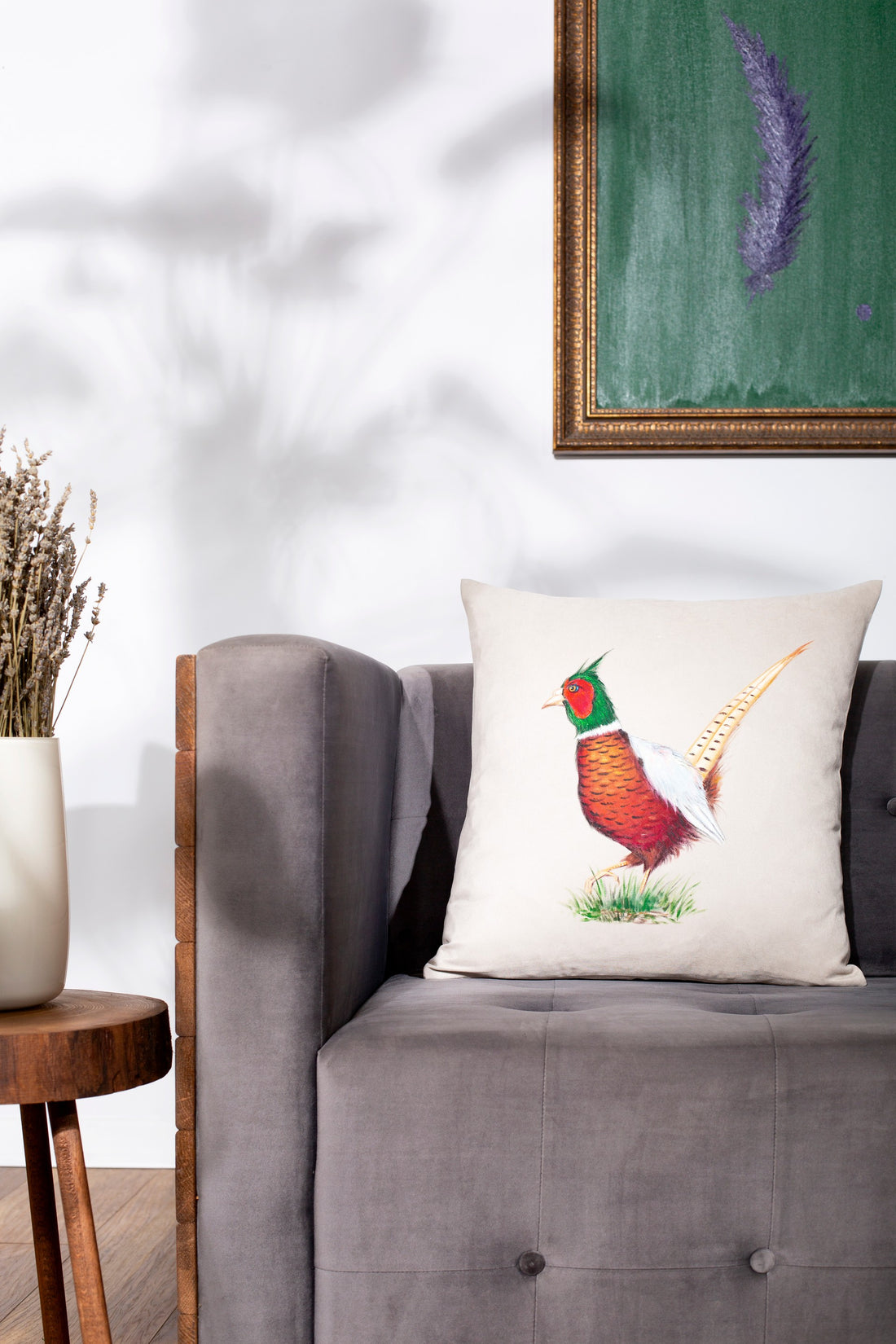 Hand Painted Pillowcases Bird