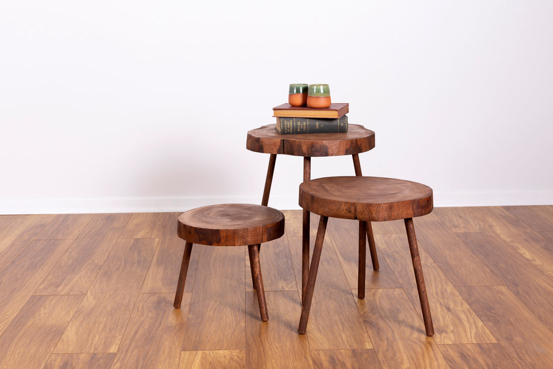 Round Chestnut Coffee Table