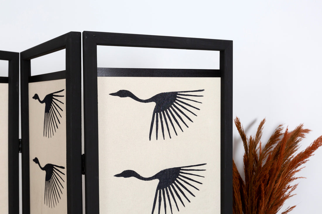 Stork Folding Screen