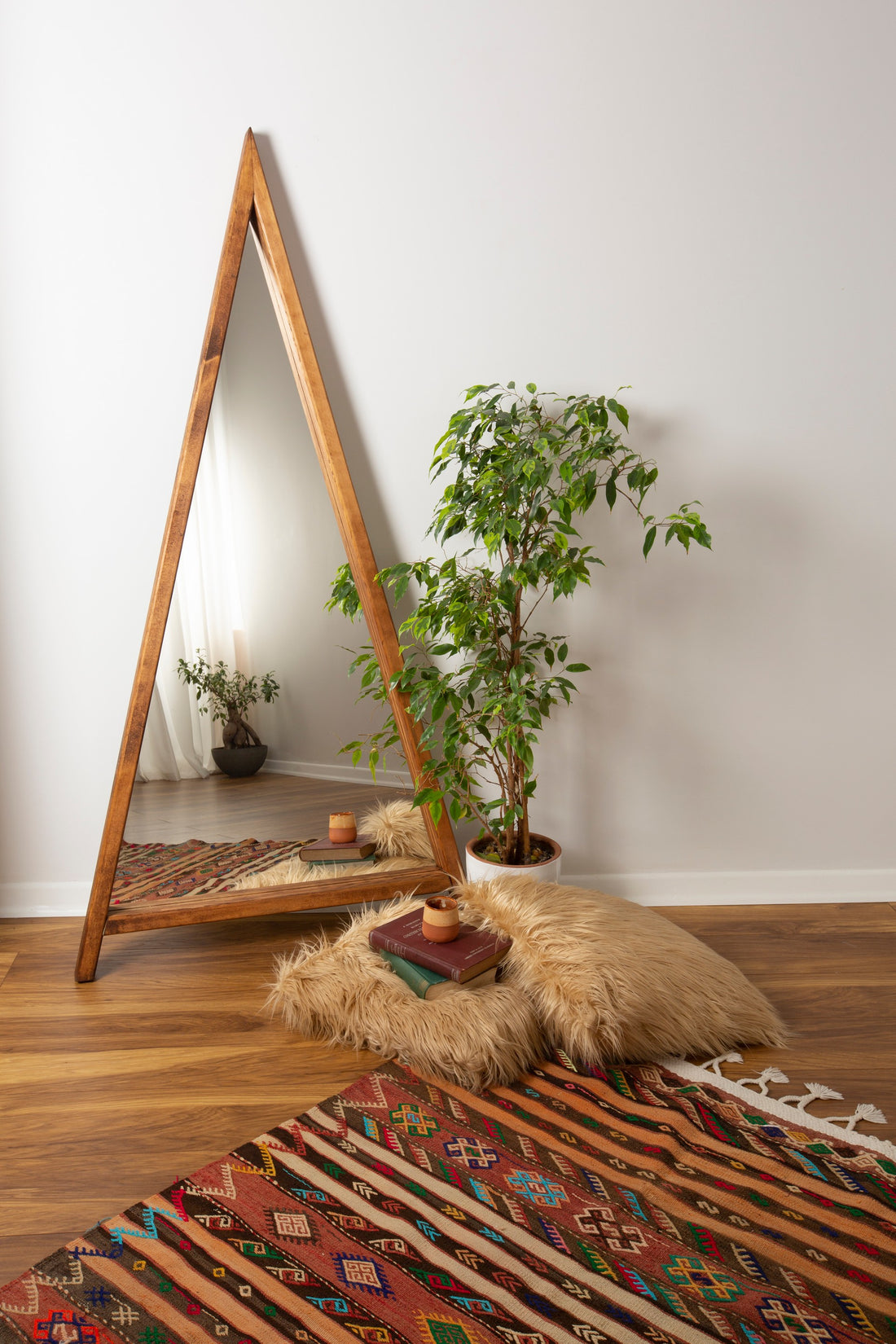Triangle Cheval Glass