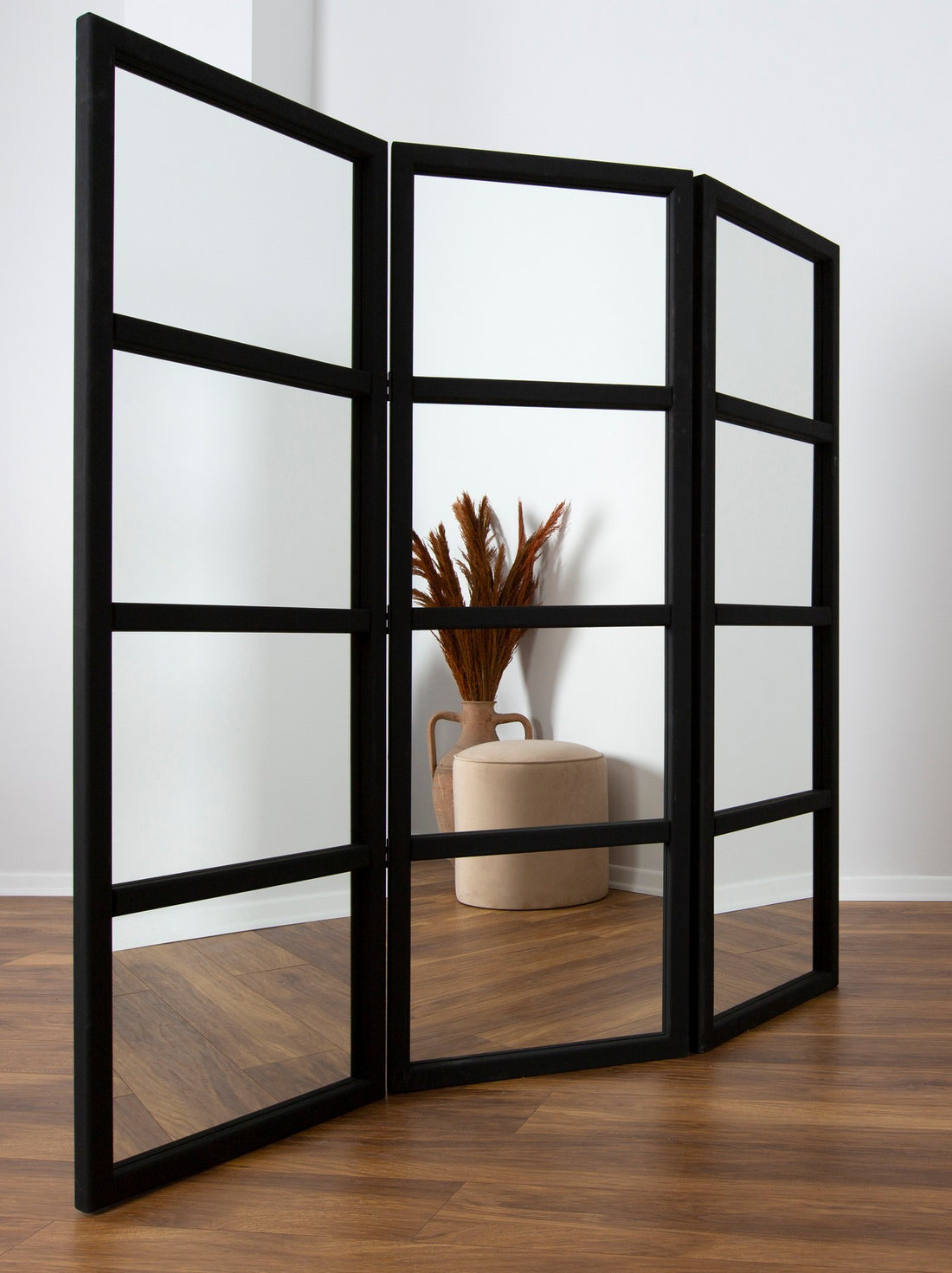 Mirror Folding Screen (Black)