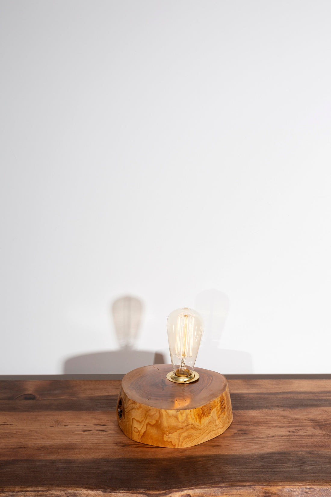 Olive Wood Table Lamp