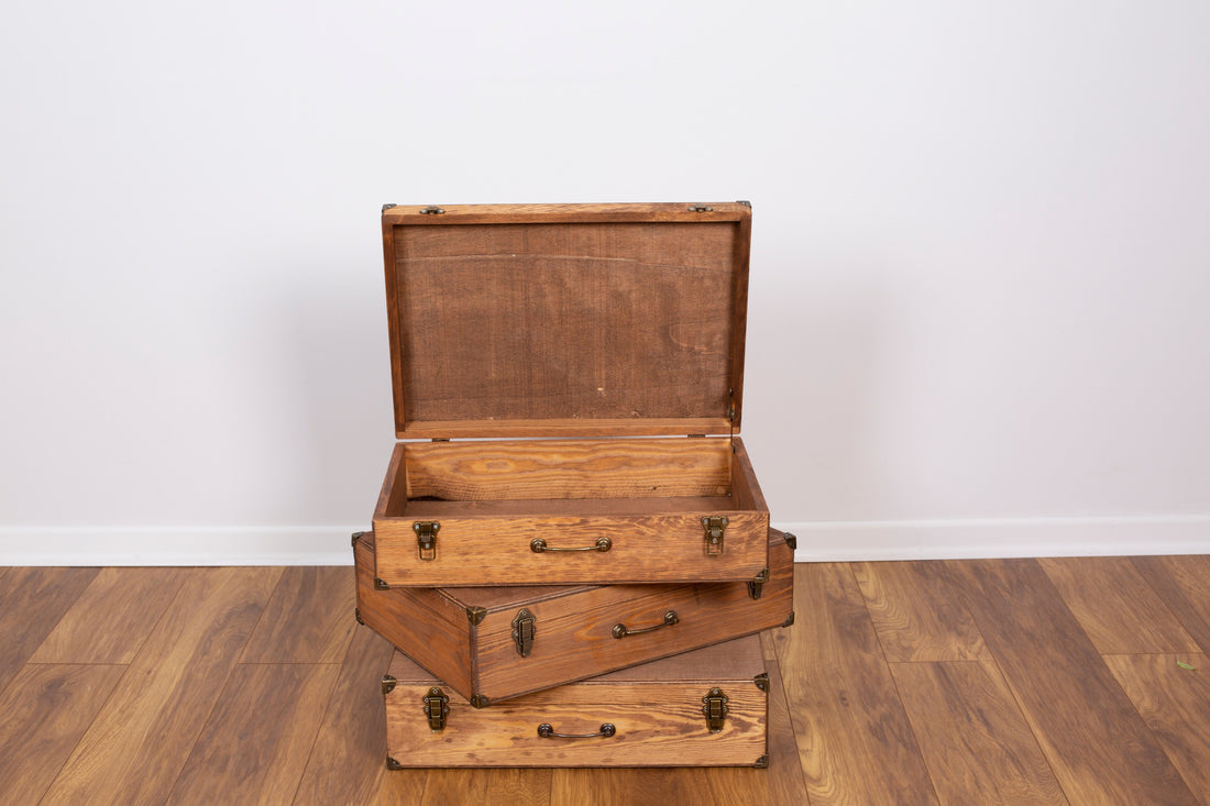 Wooden Suitcase (Medium)