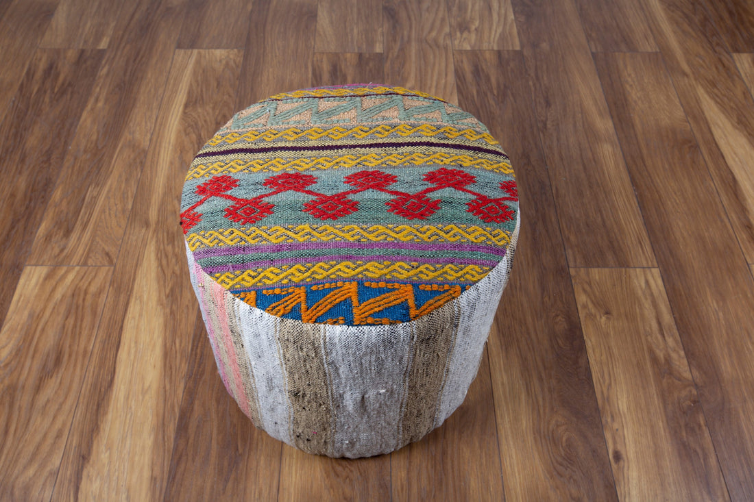 Kilim Pouff (Medium)